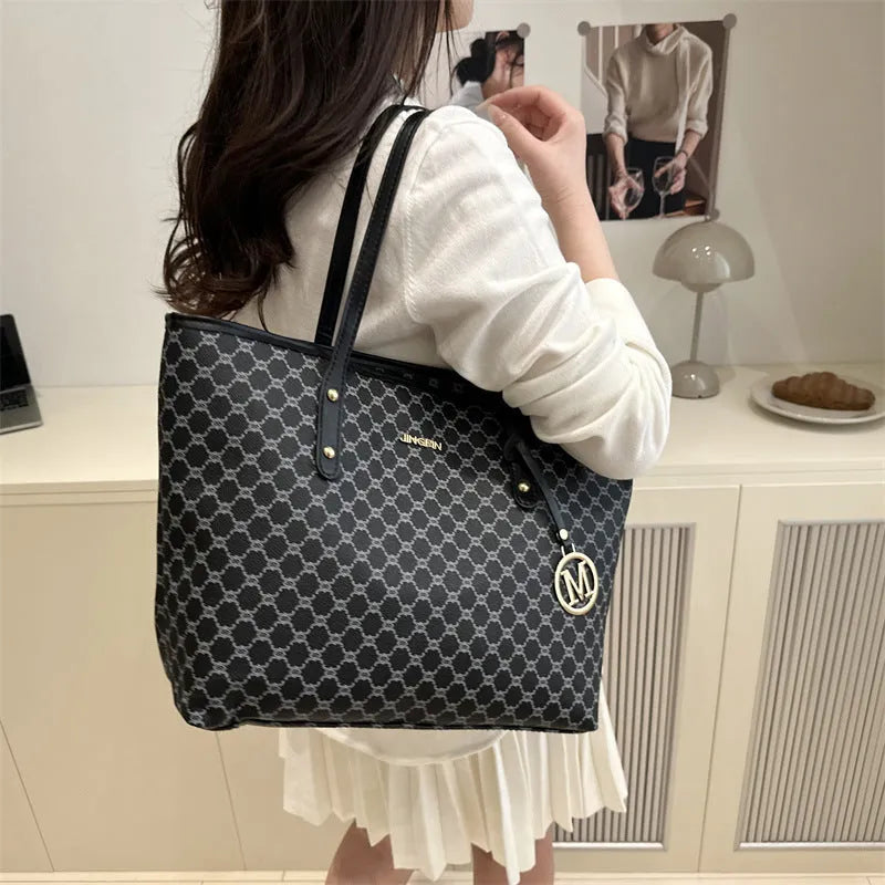 Western style PU leather shoulder bag with sewing thread detail in black, brown, grey, or white.