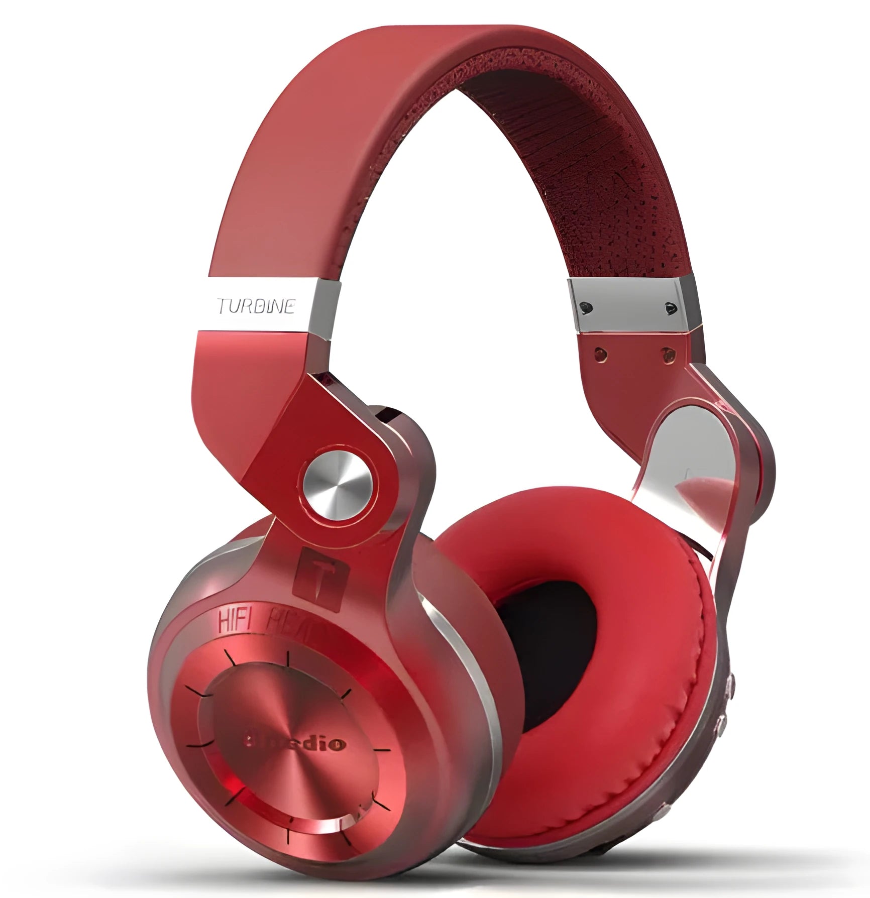 Bluedio T2 Plus Bluetooth over-ear headphones in black, blue, red, or white colours