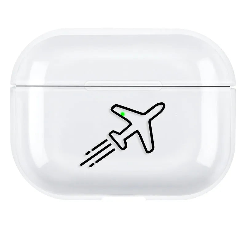 AirPods Pro 3 protective shell case in PC plastic solid colour design