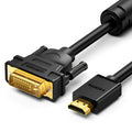HDMI to HDMI cable adapter in four length options with tin-plated copper core and rotating connectors