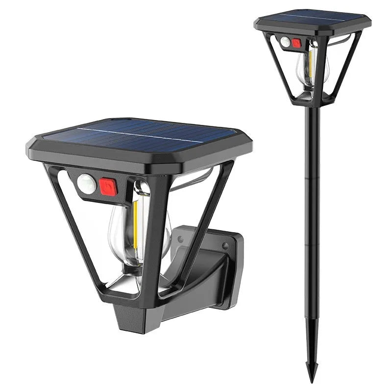 Solar wall lamp for outdoor courtyard and garden, waterproof, 5.5V, 10 rated power, 108x460mm, abstract design