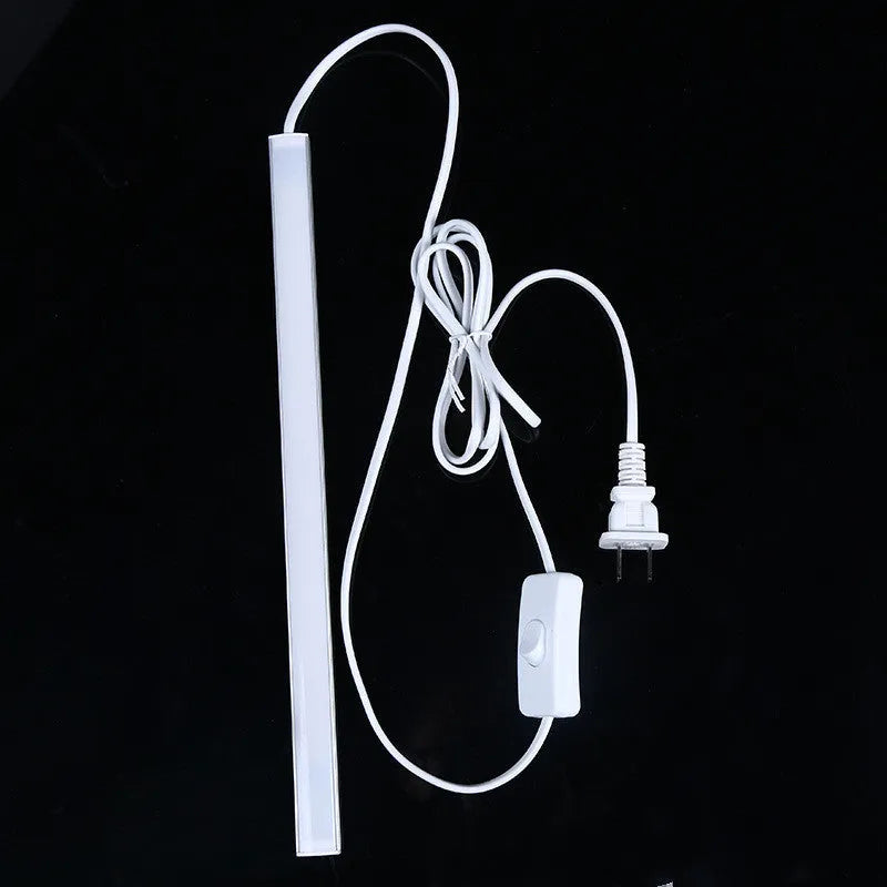 220V LED hard light strip, 18mm wide, 9mm thick, 2835 chip, 12W per metre, PVC opal cover, warm white white yellow.
