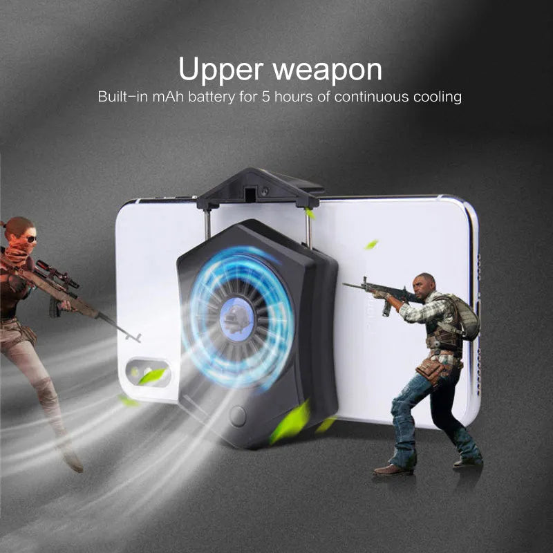 Mobile phone radiator cooler with USB interface for gaming devices