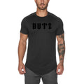 Custom mens gym shirt in cotton-spandex blend showing colour options and plain design for sports wear