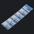 CR2032 3V lithium button battery on a card, 20mm diameter, for scales and remotes