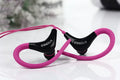 Wired earhook headphones with 3.5mm plug, microphone, 1.2m cable, available in five colours