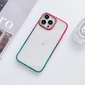 PC metal lens protective back cover case for iPhone 14 Pro Max in blue aurora colour