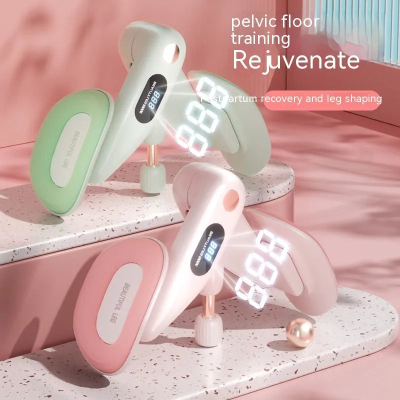 Pelvic floor muscle trainer counting device for kegel exercises in grey colour