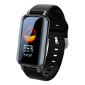 Call Bracelet smart Bracelet in black, blue, and coffee colours showing heart rate monitoring function