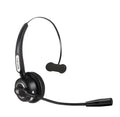 Over-ear Bluetooth headset with microphone for truck drivers and office use with noise cancellation
