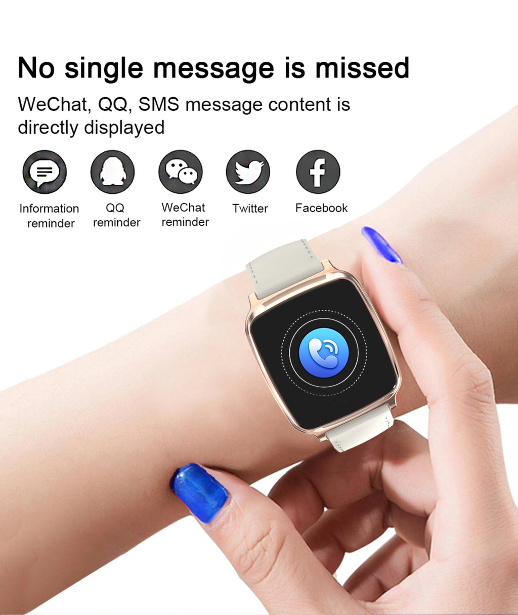 M8 multi-function smart bracelet in black showing heart rate data on its screen