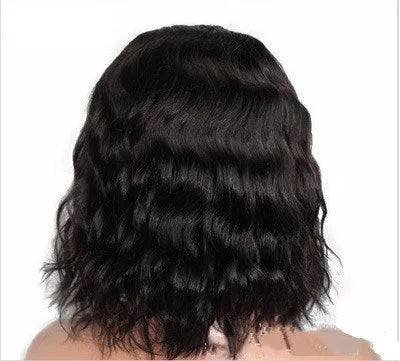 African short curly headgear wig in Black or Light Brown, adjustable elastic for 52-58 cm head circumference, matt high temperature wire.