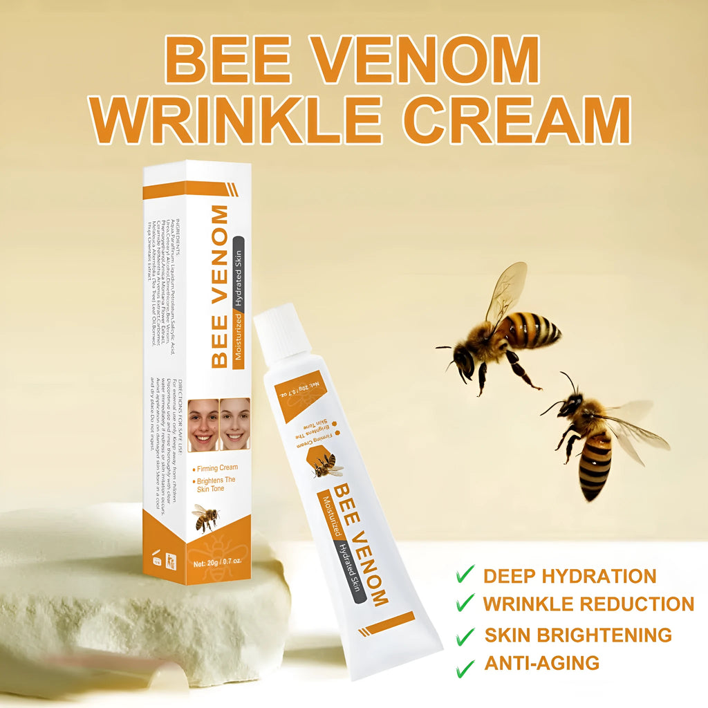 BEE facial and neck cream 20g jar with bee propolis extract for moisturising