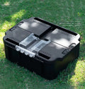 Cylinder track box with engineering plastic wire fence, clear or transparent black frame, for turtle hamster corn snake