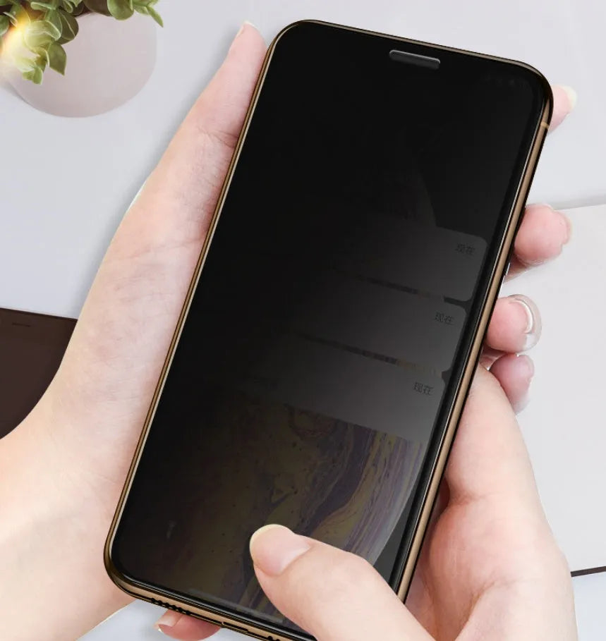 Samsung Galaxy tempered glass screen protector showing full-screen coverage on compatible device