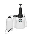 White 3L brake oil tank replacement tool with copper fittings for automotive brake fluid changing
