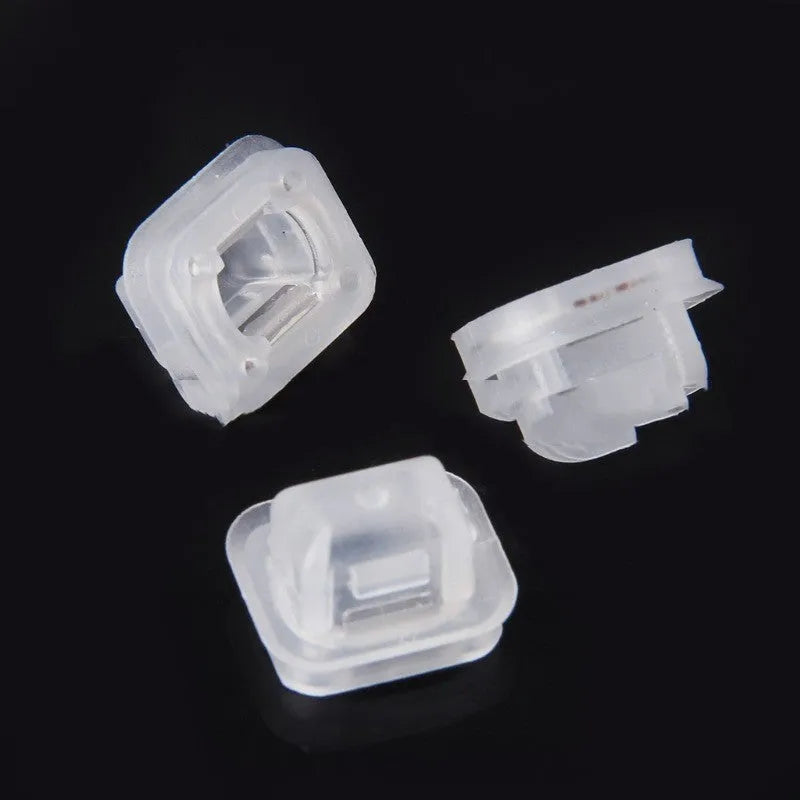 100 transparent plastic metal fastener clips for BMW 5 Series 7 Series E39 E38 interior seat buckle mounting