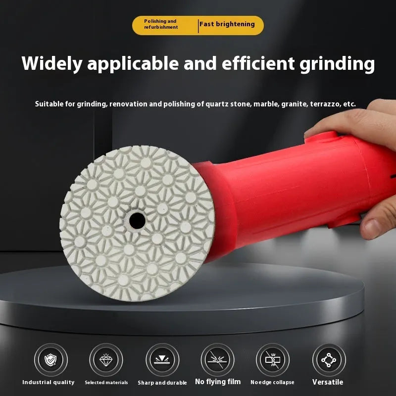 4-inch diamond polishing pad 100mm water mill grinding disc for quartz marble granite terrazzo