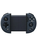 Feizhi Wee 2T stretchable mobile game controller in blue or orange, showing USB plug.