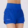 Women's cotton blend sports shorts in loose fit design available in five colours