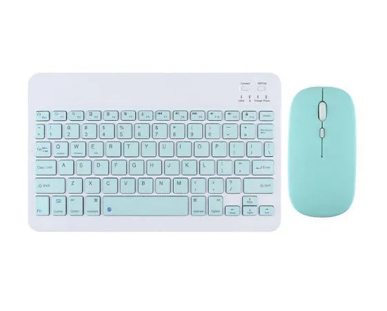 Bluetooth keyboard with rechargeable battery in multiple colour options