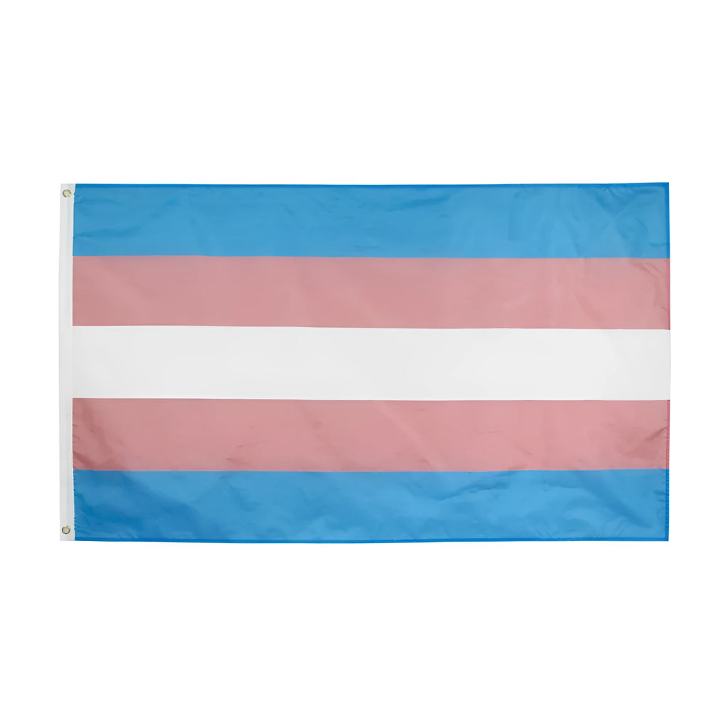 Transgender rainbow flag 90x150cm polyester LGBTQ Pride flag for display