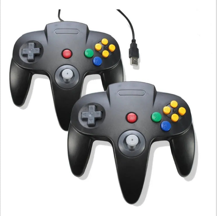 USB N64 computer controller for PC gaming in multiple colour options including transparent finishes