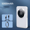 Magnetic power bank phone case for iPhone 12, 66x107x12mm, 4000mAh or 5000mAh, black blue white