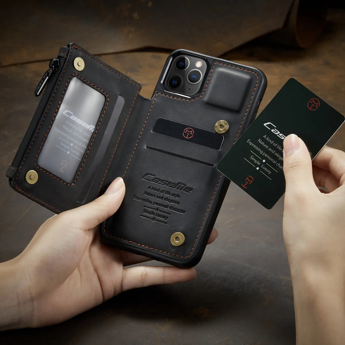Frosted finish iPhone holster back cover in solid colour options on a table