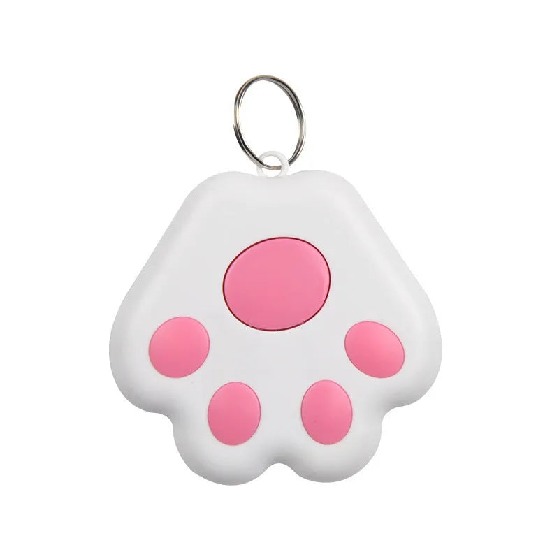 Compact Bluetooth dog tracker with coloured bag and pendant attachment
