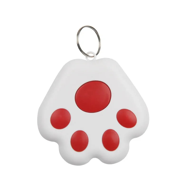 Compact Bluetooth dog tracker with coloured bag and pendant attachment