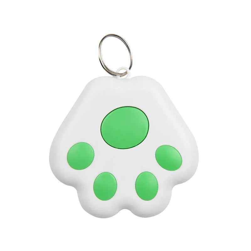 Compact Bluetooth dog tracker with coloured bag and pendant attachment