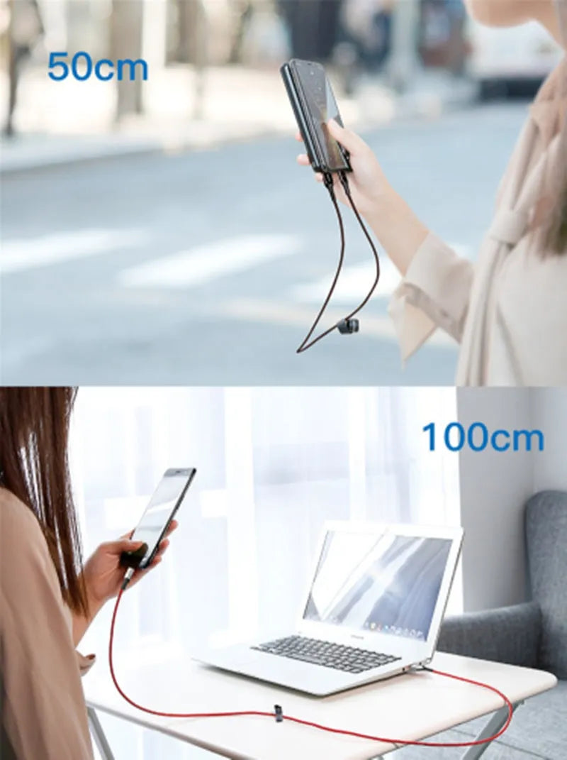 1m USB charging cable for Apple devices with smart charging indicator, single head, in black purple or red