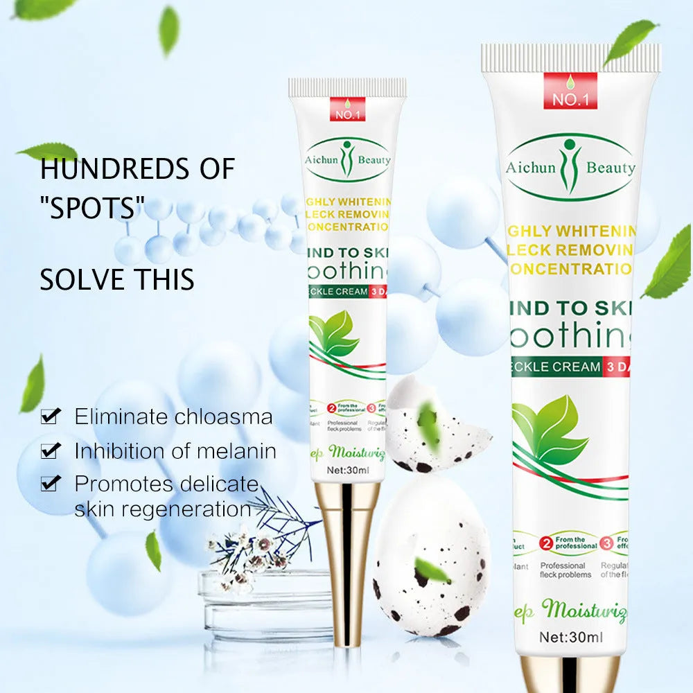 Aichun Anti-Spot Cream 30ml white tube with moisturising concealer for general skin