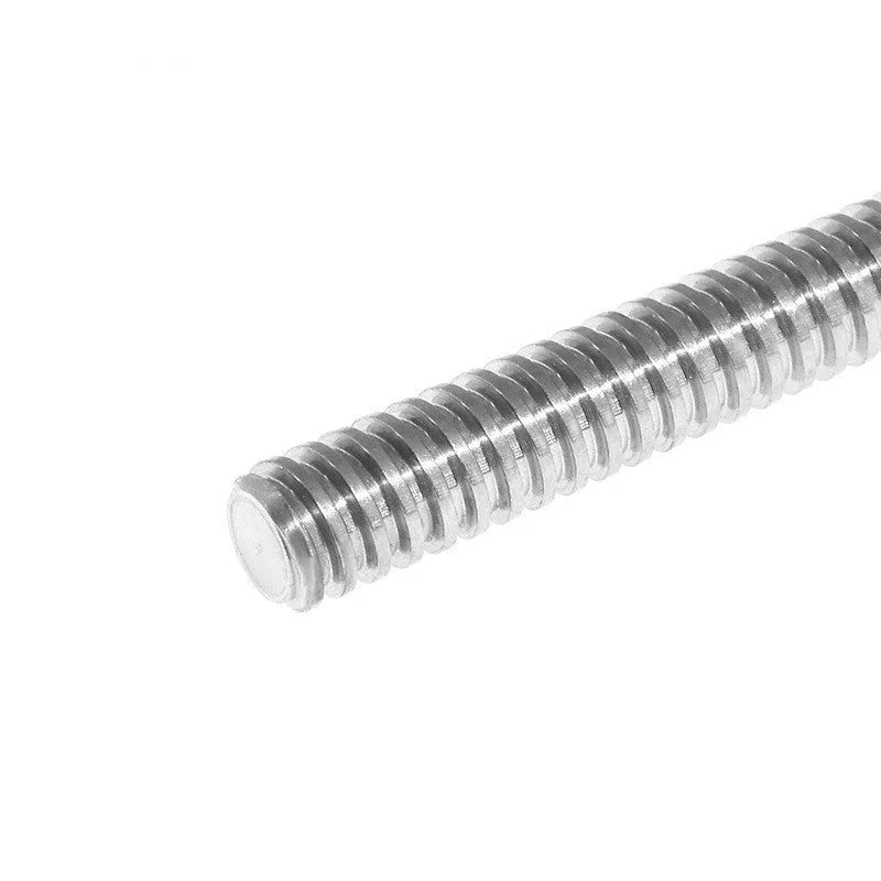 T-shaped trapezoid screw with nut for 3D printer stepping motor drive, lead 2-200 mm