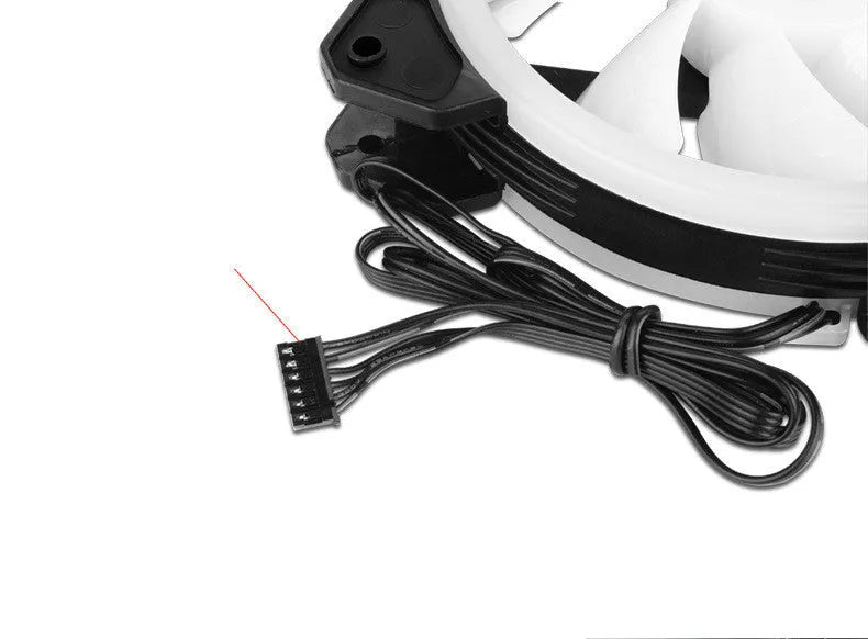 Camouflage pattern RGB colour changing 12cm PC cooling fan for computer chassis