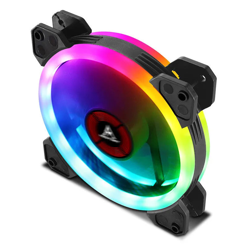 Camouflage pattern RGB colour changing 12cm PC cooling fan for computer chassis