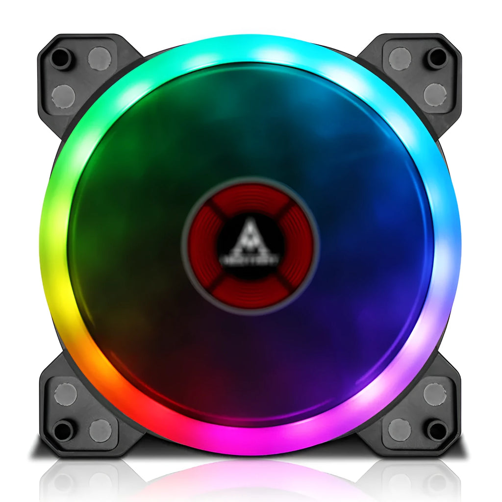 Camouflage pattern RGB colour changing 12cm PC cooling fan for computer chassis