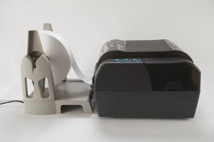 External plastic bracket for bar code printer mounting support