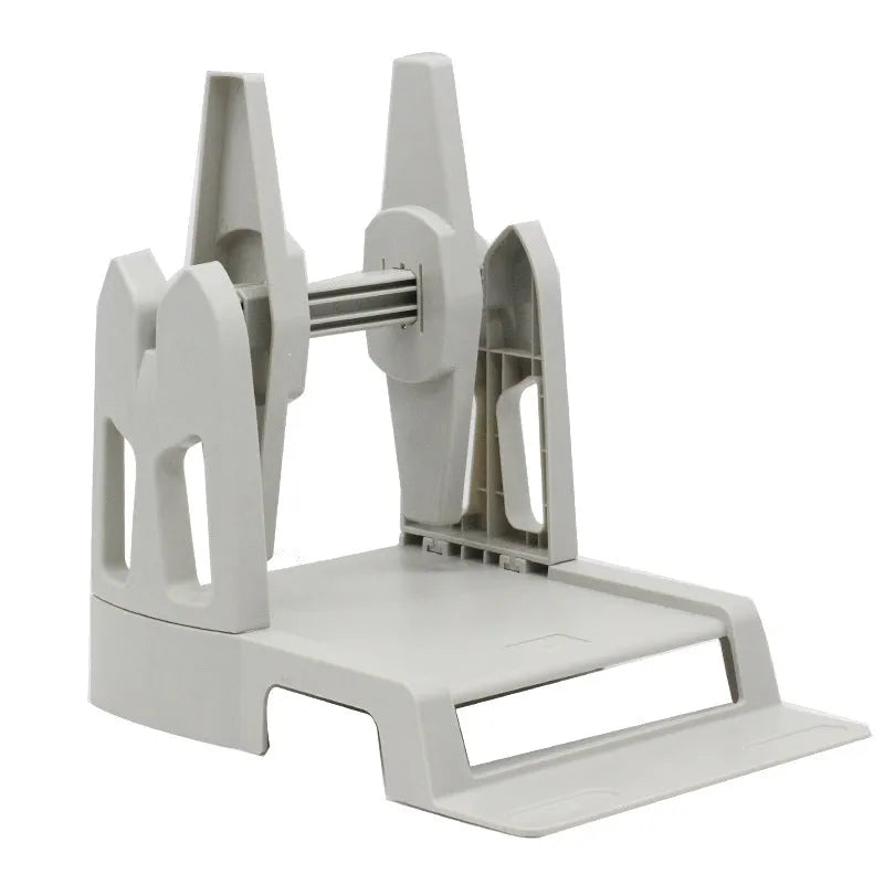 External plastic bracket for bar code printer mounting support
