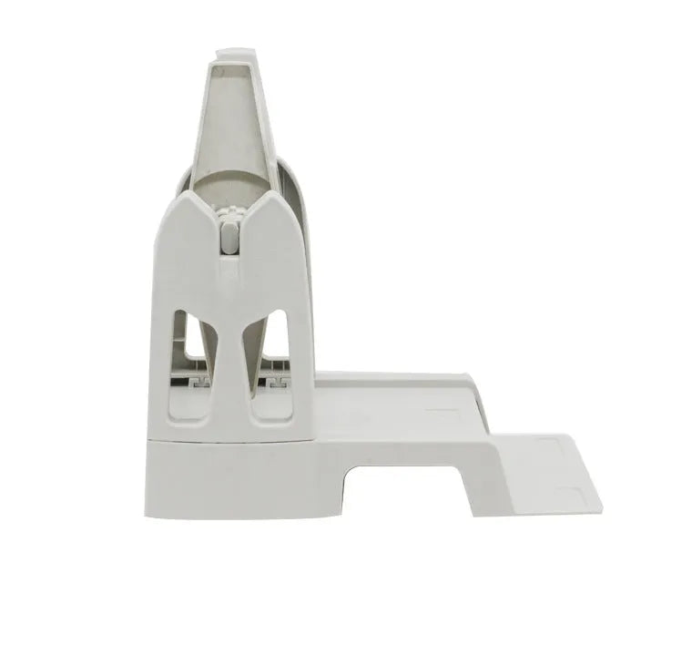 External plastic bracket for bar code printer mounting support