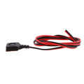 Universal car alarm reset panic switch with red 15x15mm button and 50 cm cable