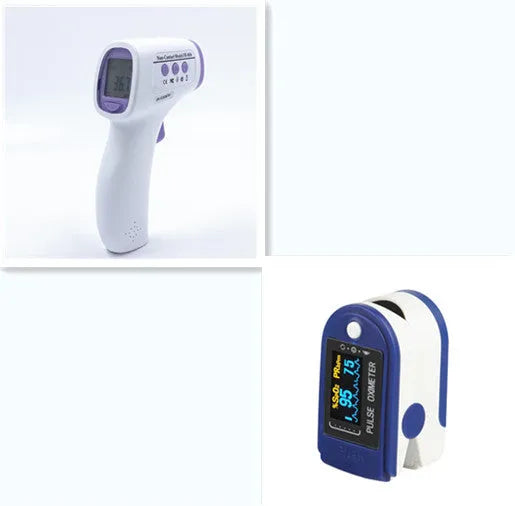 White digital non-contact thermometer for temperature measurement