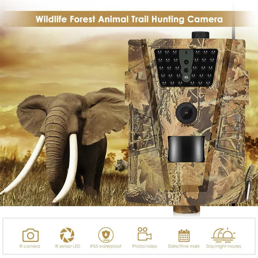 Orchard surveillance trail camera with 3MP sensor and 65ft night vision