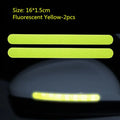 PET reflective car warning sticker 1.5cm diamond material 16cm length in red yellow white blue fluorescent yellow
