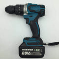 21V cordless multifunction impact drill and screwdriver tool with lithium battery and UK plug