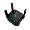 PIXLINK AC24 white and black dual frequency wireless WiFi extender router with gigabit speed