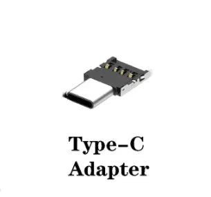 OTG three-in-one USB flash drive with metal shell, USB 2.0, 55mm x 22.5mm x 9.2mm, for Apple Android and computer