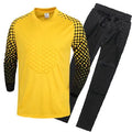 Men's goalkeeper suit long sleeve top and pants set, dot pattern, 100% polyester, S-XXXL, nine colours
