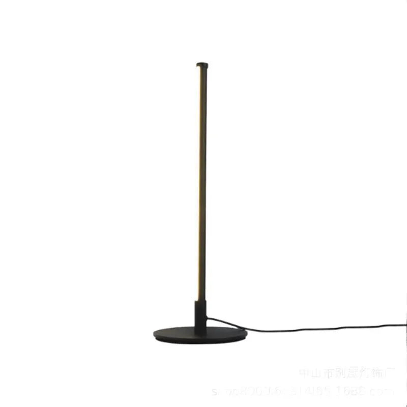 Minimalist Nordic design LED bedside table lamp with RGB colour changing and touch remote control